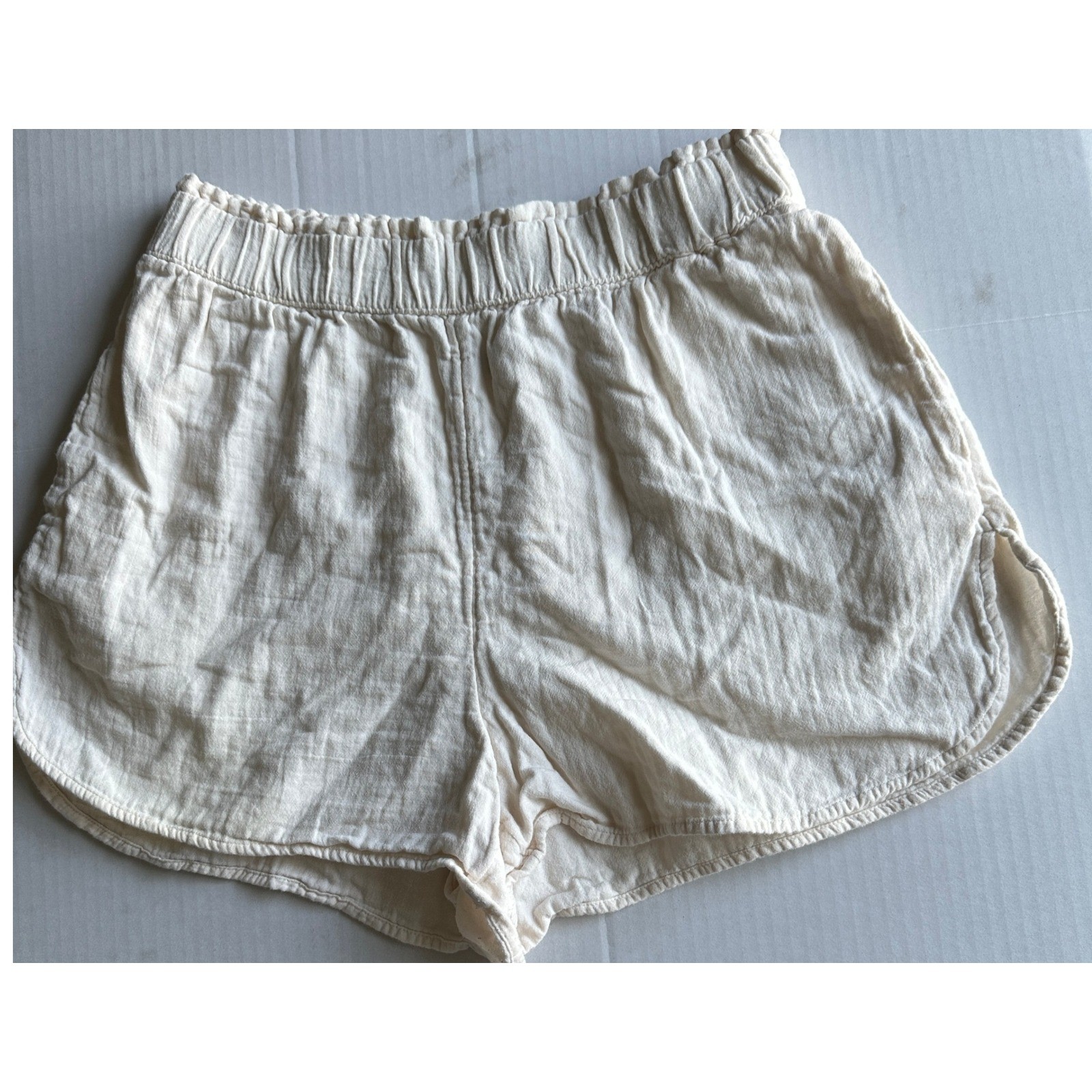 Universal Thread Short  Beige Cotton Elastic Wais… - image 4