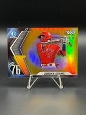 2022 Bowman Chrome Scouts Top 100 Gold Refractor /50 Jordyn Adams #BTP-76