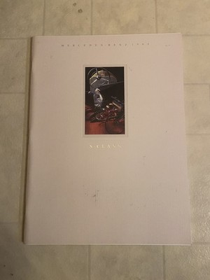 1988 mercedes benz S class dlx. brochure sales catalog and Technical specs Orig.