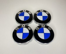 BMW 68mm Alloy Wheel Centre Hub Caps Set of x4 6783536 VAT Included