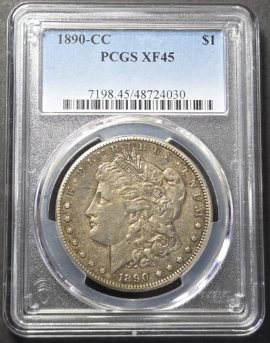 1890-CC Morgan Dollar, PCGS XF45
