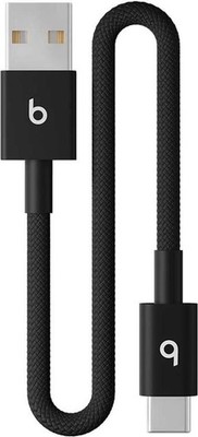 Original Apple Beats USB-A auf USB-C Gewebtes Kabel 0,2m MEQL4ZM/A Schwarz OVP