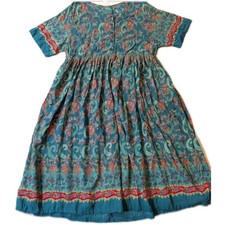 Womens Muumu Rainbow Jo 2XL House Dress Vacation Beach Teal Dragonfly Gecko Boho