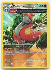 Pokemon Medicham 81/160 Primal Clash Reverse Holo DMG [JPOY7N]
