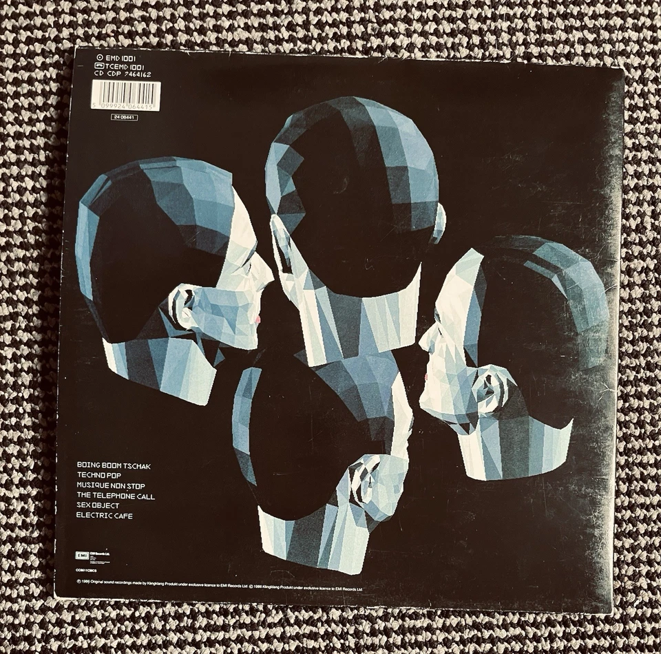 KRAFTWERK Electric Cafe EMI ORIGINAL 1986 UK 1ST PRESSING VINYL LP EMD1001 Foto 3 de 4