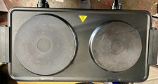 Cookworks 2500W Table Top Double Hotplate Hob