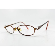 Christie Brinkley Eyeglasses Women Brown  Oval Metal LT23622816 49-16-135