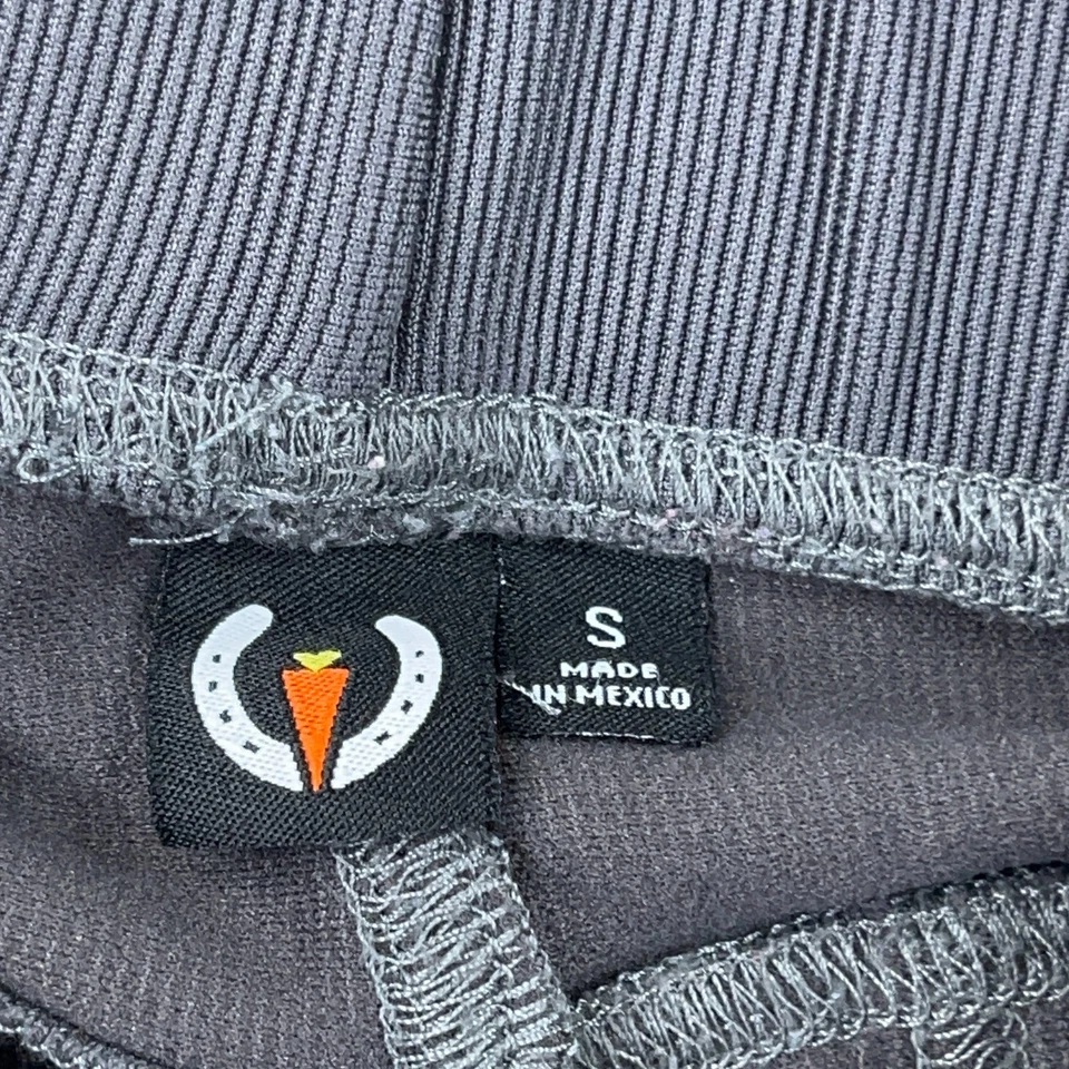 Женские штаны для верховой езды Kerrits маленькие серые нашивка на колено плотные бриджи лошадь - Изображение 3 из 4