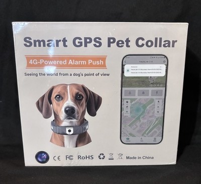 Smart Pet Collar FetchLink C10  4G   powered alarm push - New In The Box 2026