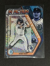 2025 Bowman Draft Chrome In Action Kevin McGonigle Mega Box Mojo Ref Tigers