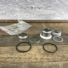 Cuffia filettata Shimano Sante vintage 1 pollice RICAMBI copertura bordo distanziatore coppe bianco