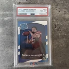 2017 Panini Donruss - Rated Rookie Patrick Mahomes II #327 (RC) PSA 8