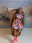 Teresa Hula Hair Multicolor Barbie Doll Vintage Redressed