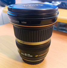 Canon EF-S 10-22mm f/3.5-4.5 USM Zoom Lens 77mm Auto/Manual