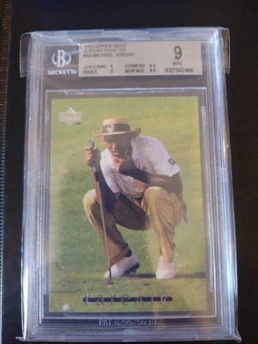 Michael Jordan BGS 9 1994 Upper Deck Jordan Rare Air Card #34