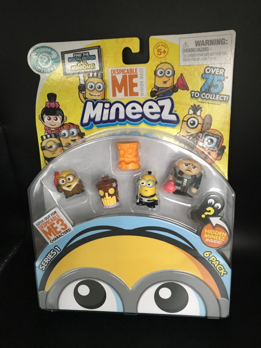 MOOSE MINEEZ DESPICABLE ME SERIES 1 MINIONS MINEEZ MINI FIGURES 6