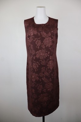 LUISA SPAGNOLI DAMEN ÄRMELLOSES KLEID GR 46 WOMAN CASUAL VINTAGE DRESS DRESS