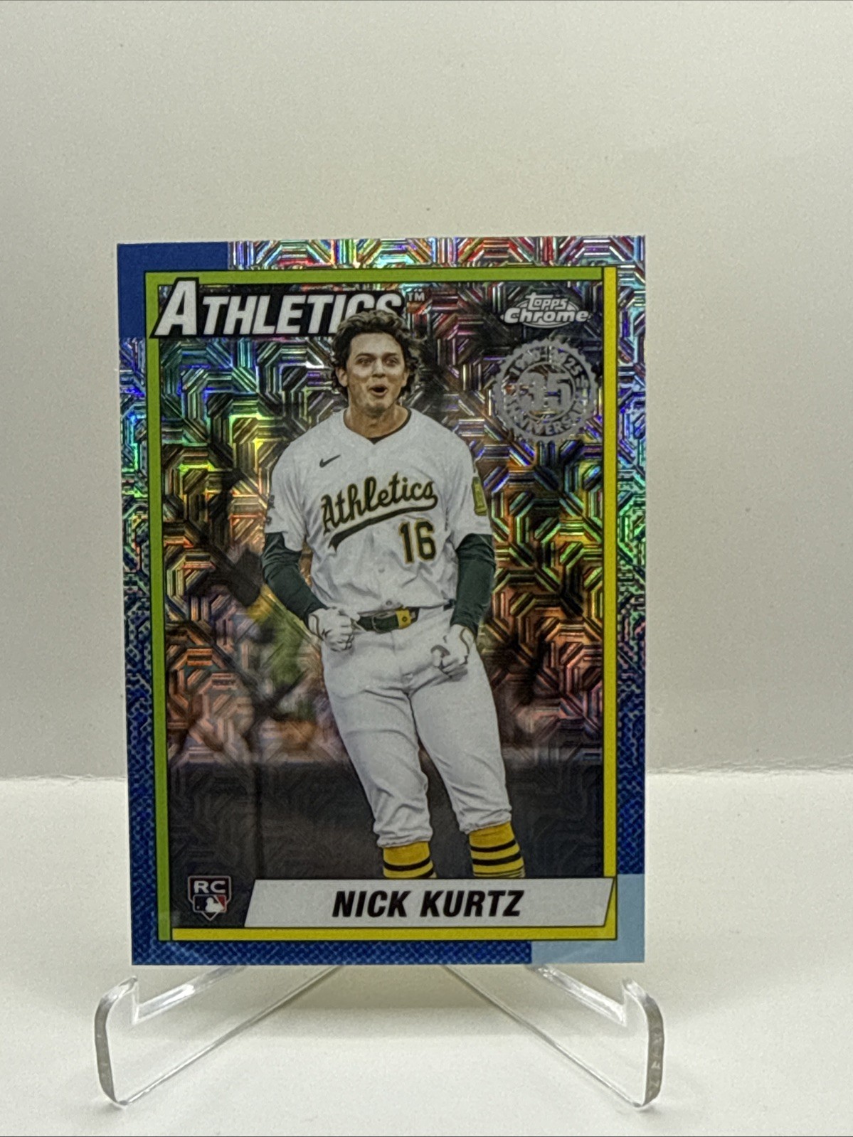 Nick Kurtz - 1990 Topps Chrome Silver Pack Mojo RC -2025 Topps Update - #U90C-93