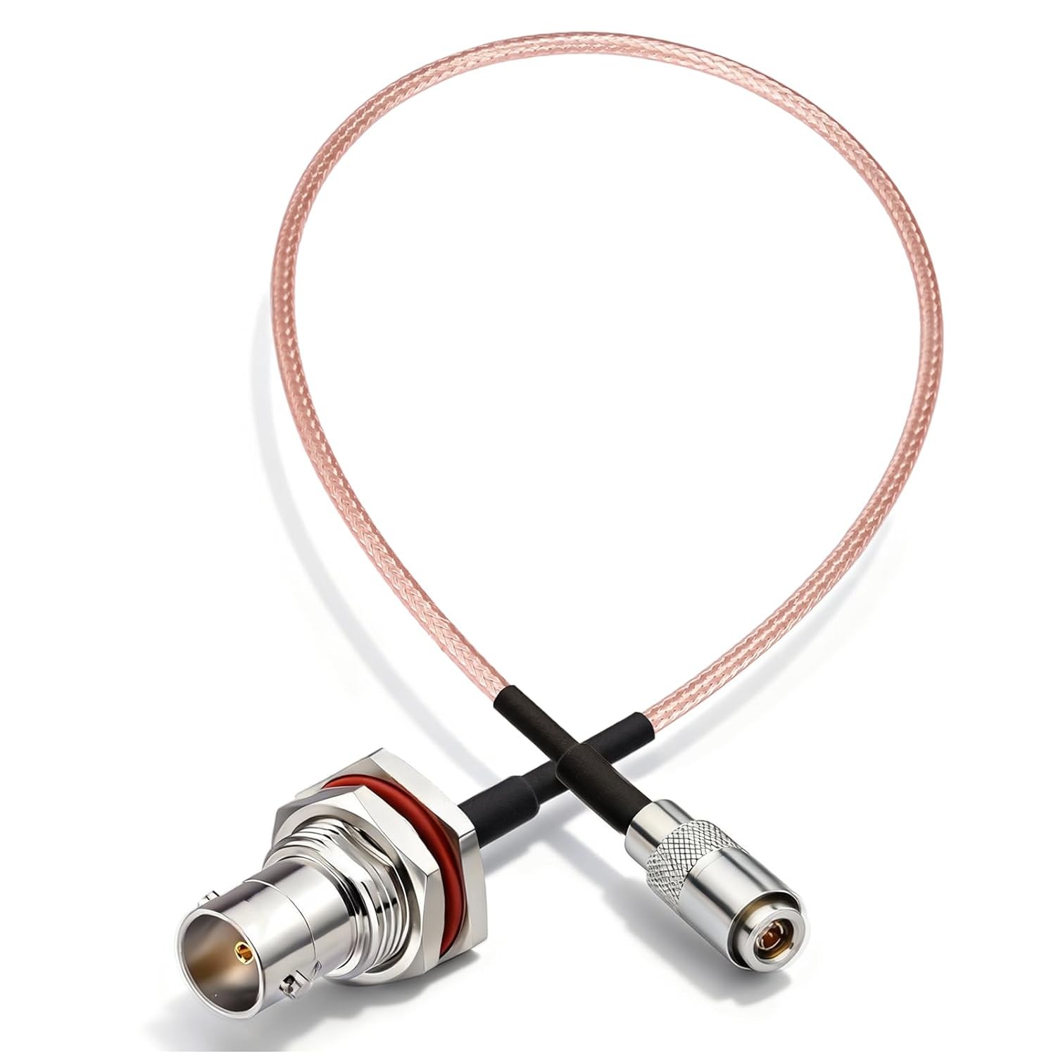 2Pcs DIN 1.0/2.3 BNC To BNC Male Connector RG179 Cable 75 Ohm for HD SDI