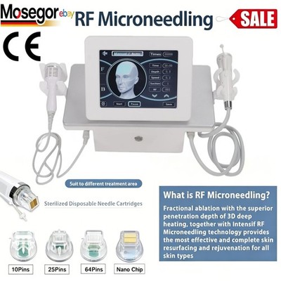 2IN1 RF Micro-tip Fractional Machine Skin Lifting Beauty Facial Anti-Aging DE