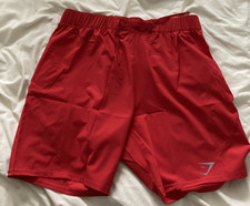 BNWT Gymshark Performance Chill Red Board Shorts (XL)