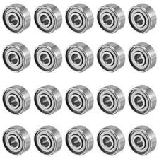 20pcs Double Shielded Miniature Deep Groove Ball Bearing 4mmx13mmx5mm