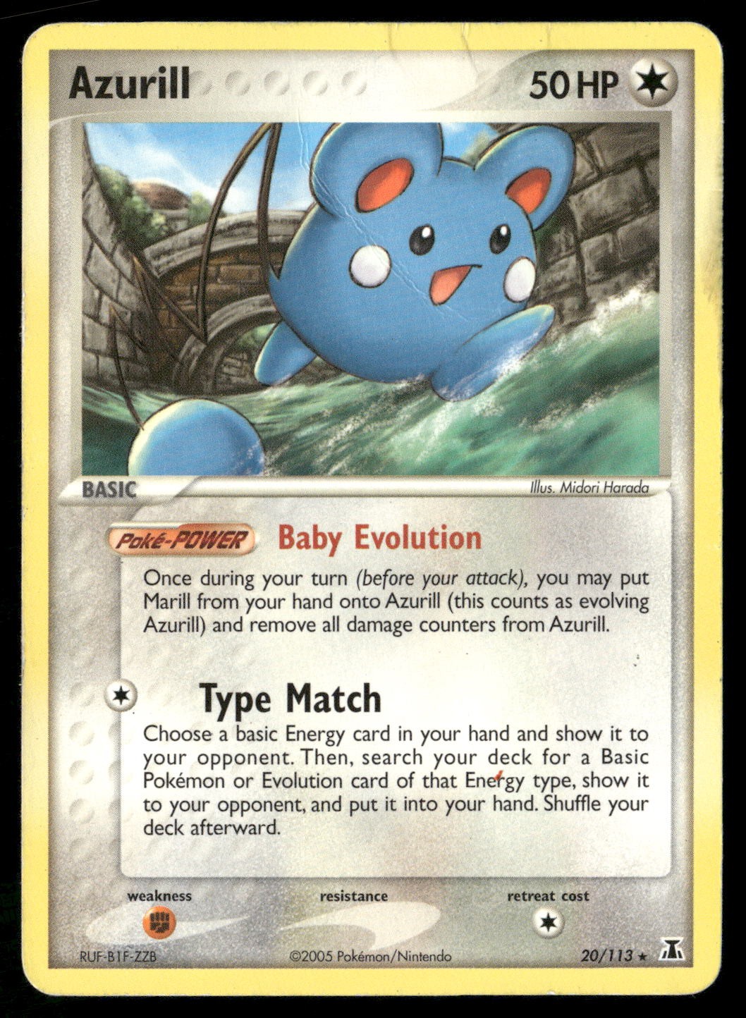 Azurill 20/113 Rare Delta Species Pokemon DMG