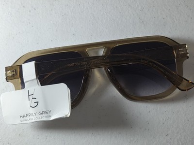 NWT Happily Grey Amber Sunglasses with Gray lenses | eBay display picture 2