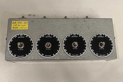 Passive 4X1 Vintage Mixer With Daven LA-350-AH Potentiometers