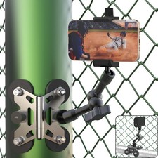 Magnetic Fence Mount for iPhone, PostMount for Mevo Start, GoPro with 1/4" Mo...