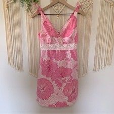 LILLY PULITZER Old World Charm Shell Pink Rylan Dress Vintage White Label 4