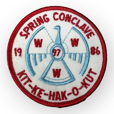 OA 1986 Spring Conclave Kit Ke Hak O Kut 97 WWW Patch 