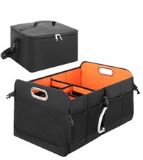 StorageWorks Trunk Organizer for SUV, Multi-Compartment Car Trunk Black New