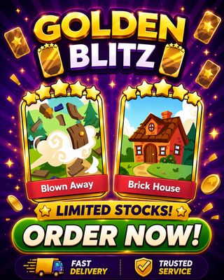 #ad Golden Blitz🔥🔥Blown Away amp; Brick House🔥Monopoly Stickers Go🔥⚡ $0.99