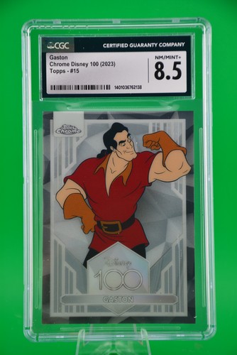 2023 Topps Chrome Disney 100 #15 Gaston - CGC 8.5