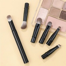 6Pc Mini Travel Makeup Brush Set w/ Case