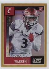 2020 Score Rookies Gold Zone 47/50 Michael Warren II #389 g1d