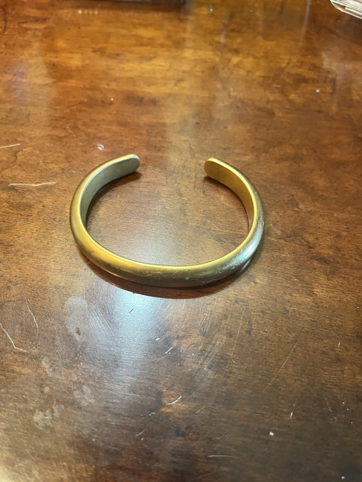 Vintage Robert Ayre Solid Brass Cuff - image 1