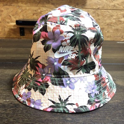 nike floral bucket hat