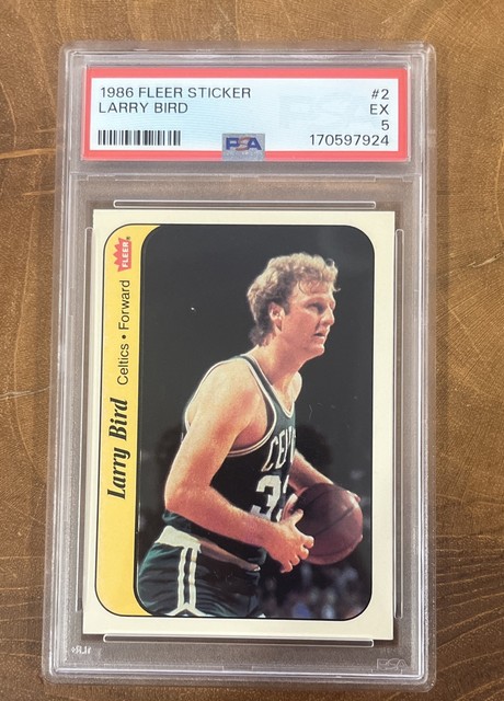 Larry Bird 1986 Fleer Fleer Stickers