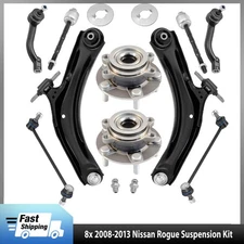 10pc Front Suspension Kit Control Arm for 08-13 Nissan Rogue14-15 Rogue Select