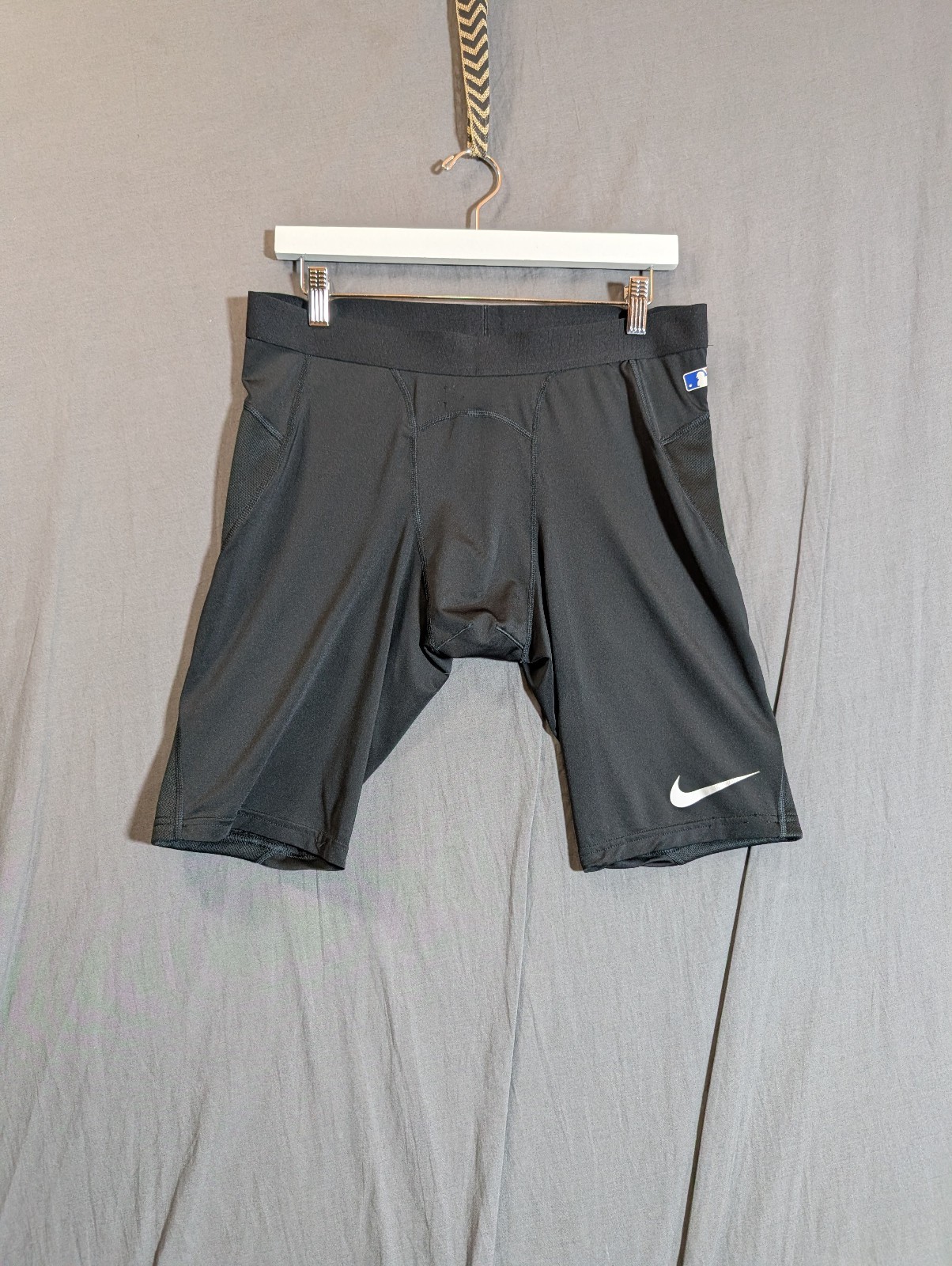 Nike Pro Hyperstrong MLB Black Compression Shorts… - image 1