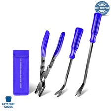 3-Piece Auto Trim & Fastener Removal Tool Kit for Car & Vehicle Repairs