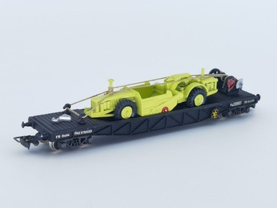 HO POCHER 404 - Tieflader PRZ 676500 mit Traktor EUCLID TS24