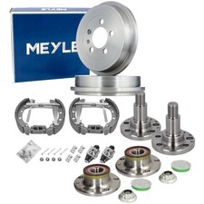 MEYLE Bremstrommel Radlager Bremsbacken Satz Hinten für FABIA VW POLO 9N 6R1