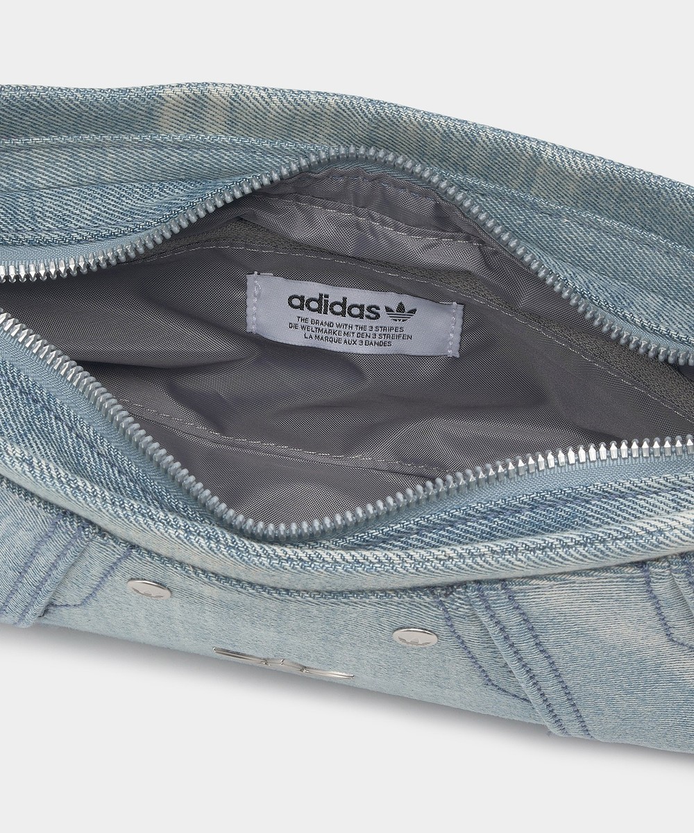 ★adidas★ Denim shoulder bag light denim JL7666 Adidas Denim Shoulder Bag Womens - Black / JL7665