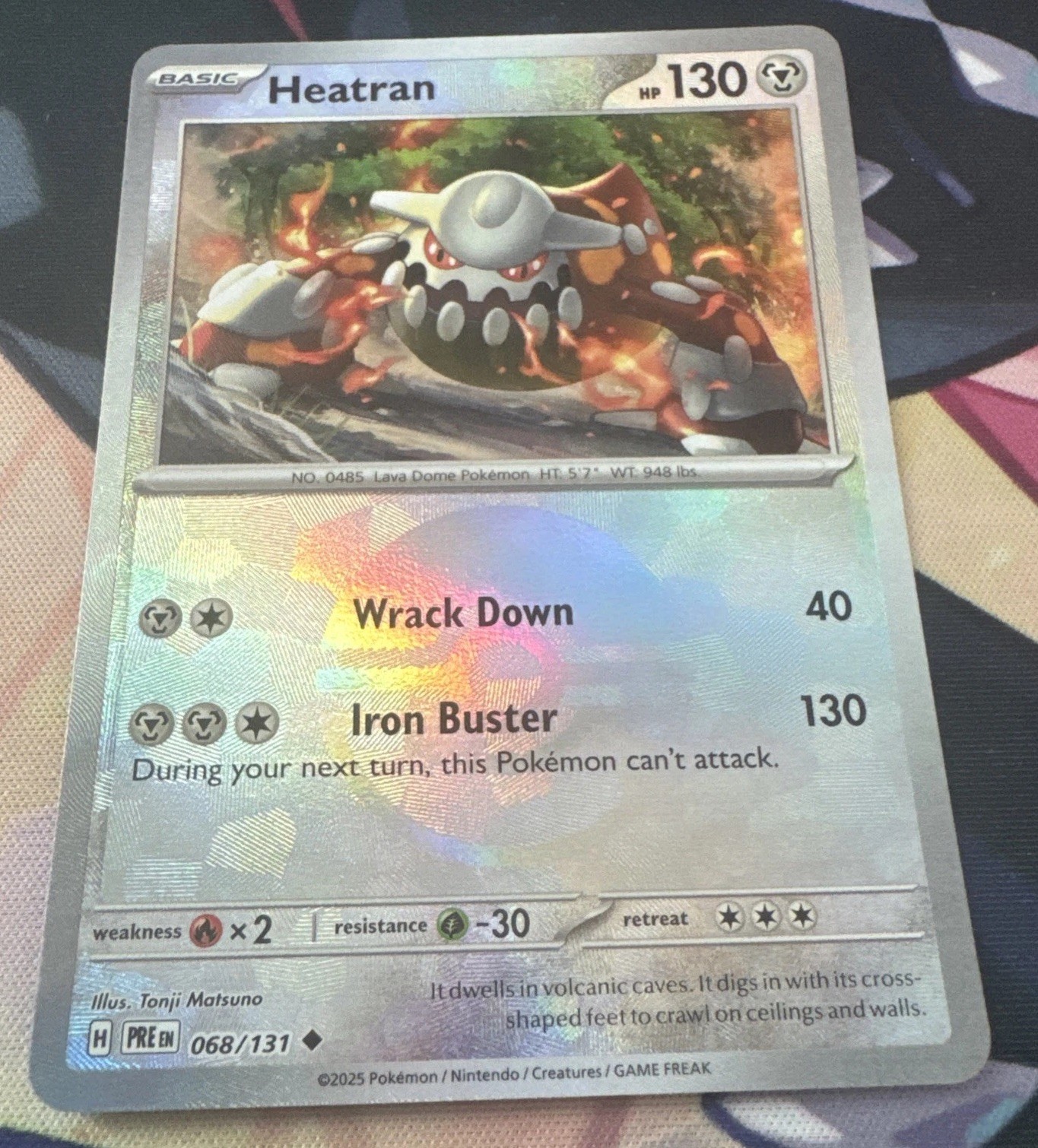 Heatran (Poke Ball Pattern) 068/131 Prismatic Evolutions Holo