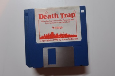 Death Trap Anco Software ~ Amiga Spiel getestet & nur funktionierende Festplatte