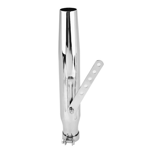 Ι Motorcycle Exhaust Muffler Tailpipe Tail Pipe Tip For Motorcycle GY6 Silver - Picture 6 of 11