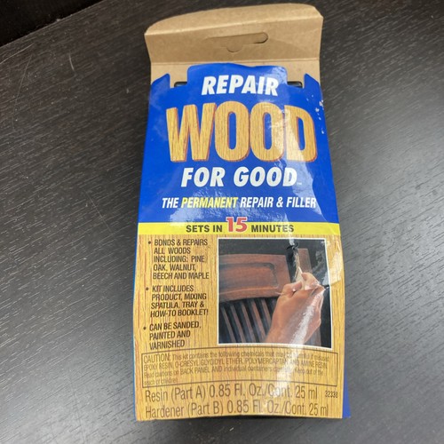 Loctite Repair Wood For Good The Permanent Repair & Filler 1999 VTG RARE